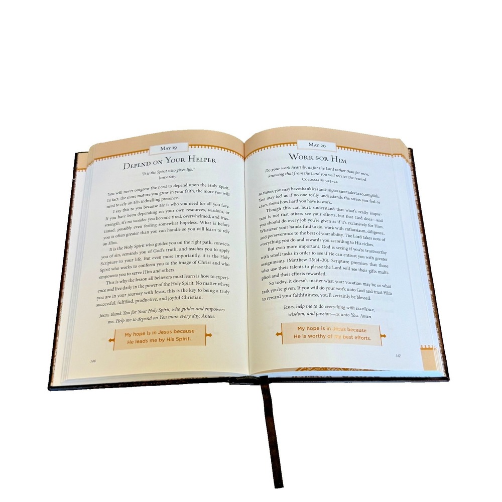 Jesus, Our Perfect Hope 365 Day Devotional Book by‎ Charles F. Stanley - NEW - Picture 4 of 7